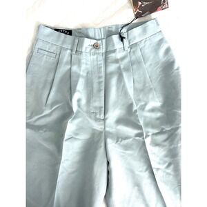 Cutter & Buck Twill Microfiber Pleated Pant Womens Golf‎ Slacks Blue SZ 6 New